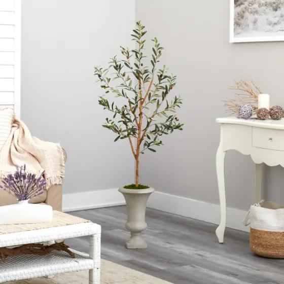 Olive Tree In Sandy Urn Planter-Kirkland's Home Store
