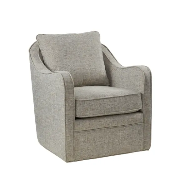 Olivia Oatmeal Swivel Accent Chair-Kirkland's Home Outlet