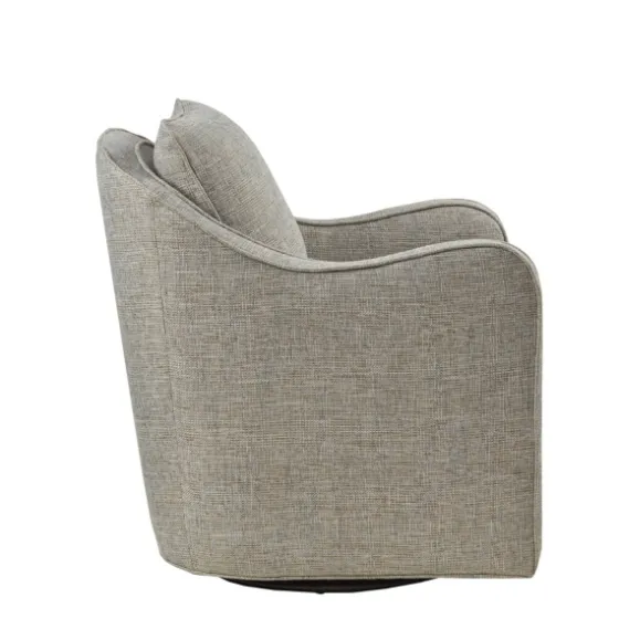 Olivia Oatmeal Swivel Accent Chair-Kirkland's Home Outlet