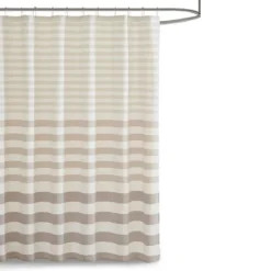 Ombre Gray Stripe Yarn Dyed Shower Curtain-Kirkland's Home New