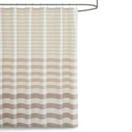 Ombre Gray Stripe Yarn Dyed Shower Curtain-Kirkland's Home New