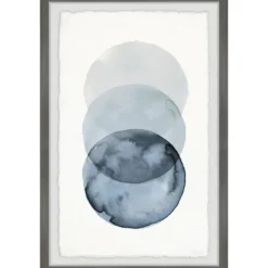 Ombre Overlapping Circles Giclee Framed Art Print-Kirkland's Home Outlet