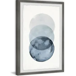 Ombre Overlapping Circles Giclee Framed Art Print-Kirkland's Home Outlet