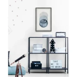 Ombre Overlapping Circles Giclee Framed Art Print-Kirkland's Home Outlet