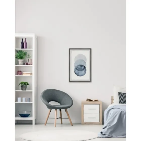 Ombre Overlapping Circles Giclee Framed Art Print-Kirkland's Home Outlet