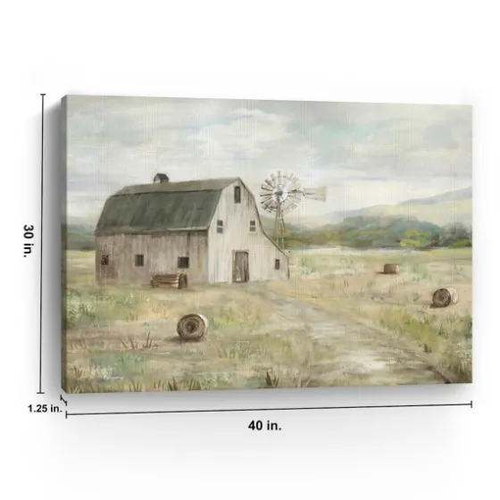 On The Farm Giclee Canvas Art Print, 40X30 In.-Kirkland's Home Cheap