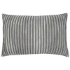 Onyx Corded Line Stripe Lumbar Throw Pillow-Kirkland's Home Cheap