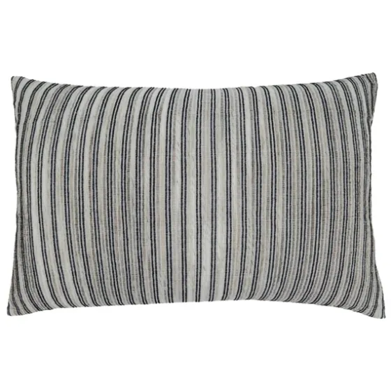 Onyx Corded Line Stripe Lumbar Throw Pillow-Kirkland's Home Cheap