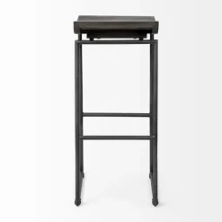 Onyx Modern Metal Curve Seat Bar Stool-Kirkland's Home Best Sale