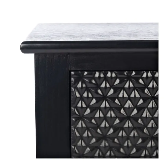 Onyx Raised Texture Diamond Console Table-Kirkland's Home Discount