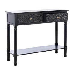 Onyx Raised Texture Diamond Console Table-Kirkland's Home Discount