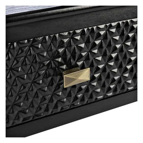 Onyx Raised Texture Diamond Console Table-Kirkland's Home Discount