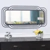 Onyx Ringed Oblong Frame Wall Mirror-Kirkland's Home Flash Sale
