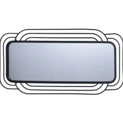 Onyx Ringed Oblong Frame Wall Mirror-Kirkland's Home Flash Sale