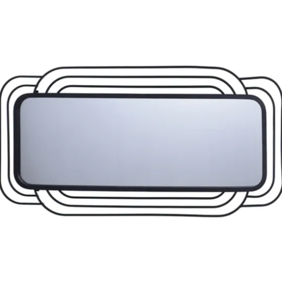 Onyx Ringed Oblong Frame Wall Mirror-Kirkland's Home Flash Sale