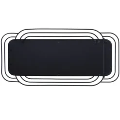 Onyx Ringed Oblong Frame Wall Mirror-Kirkland's Home Flash Sale