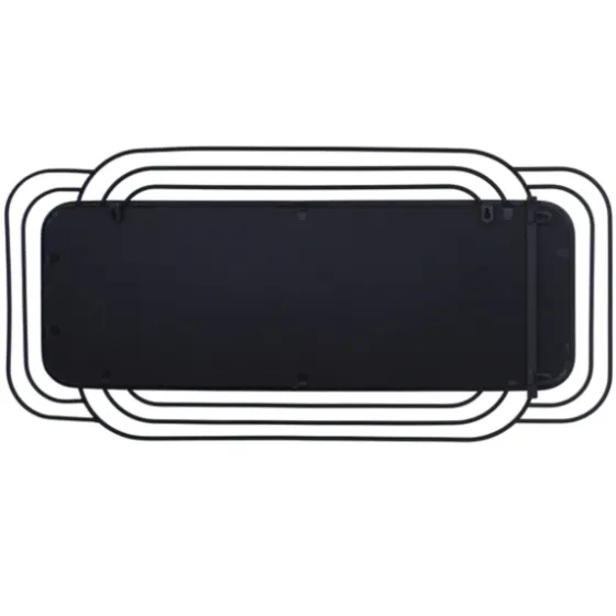 Onyx Ringed Oblong Frame Wall Mirror-Kirkland's Home Flash Sale