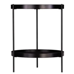 Onyx Rounded Modern Farmhouse Side Table-Kirkland's Home Online