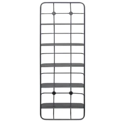 Onyx Squared Iron Grid Wall Shelves-Kirkland's Home New