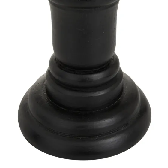 Onyx Turned Wood 3-Pc. Candle Holder Set-Kirkland's Home Fashion