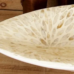 Opalescent Mussel Shell Inlay Bowl-Kirkland's Home Fashion