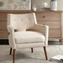 Open Back Mid-Century Modern Nicoli Armchair-Kirkland's Home Store