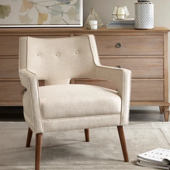 Open Back Mid-Century Modern Nicoli Armchair-Kirkland's Home Store