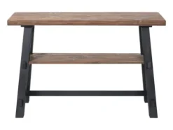 Open Pine Wood Sawhorse Console Table-Kirkland's Home Clearance
