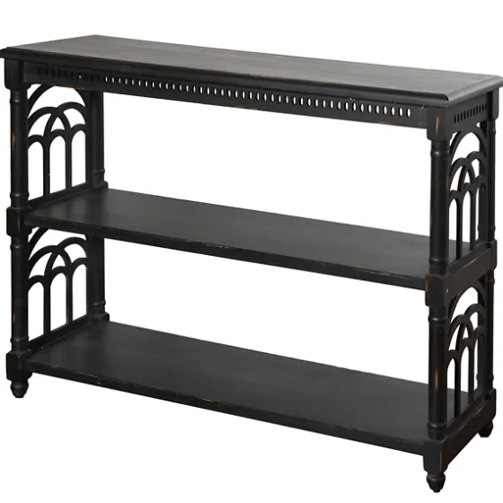Open Shelf Cathedral Ends Console Table-Kirkland's Home Sale