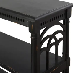 Open Shelf Cathedral Ends Console Table-Kirkland's Home Sale