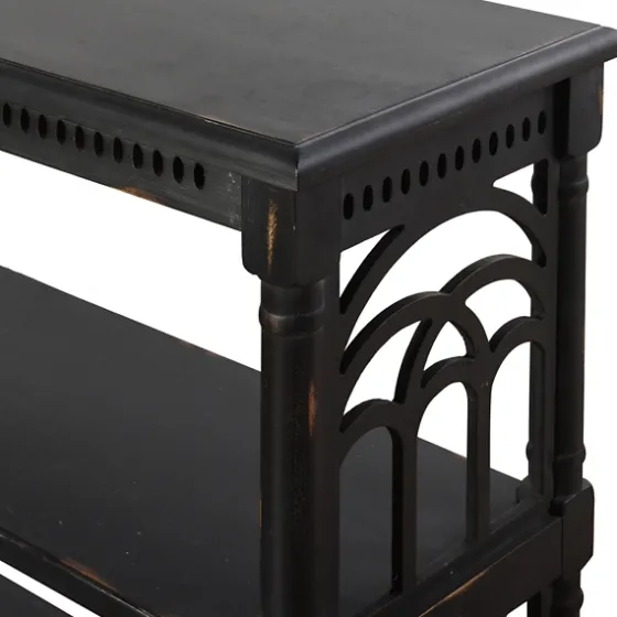 Open Shelf Cathedral Ends Console Table-Kirkland's Home Sale