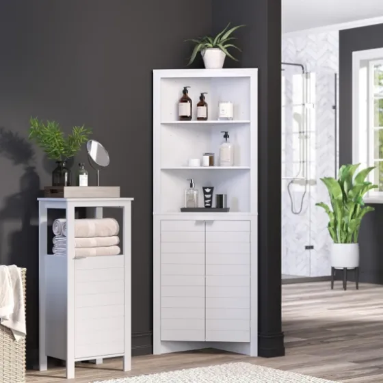 Open Shelf Corner Cabinet-Kirkland's Home Best