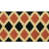 Orange And Black Western Diamond Doormat-Kirkland's Home Cheap
