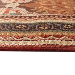 Orange Diamond Nile Indoor/Outdoor Area Rug, 4X7-Kirkland's Home Sale