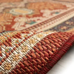 Orange Diamond Nile Indoor/Outdoor Area Rug, 4X7-Kirkland's Home Sale