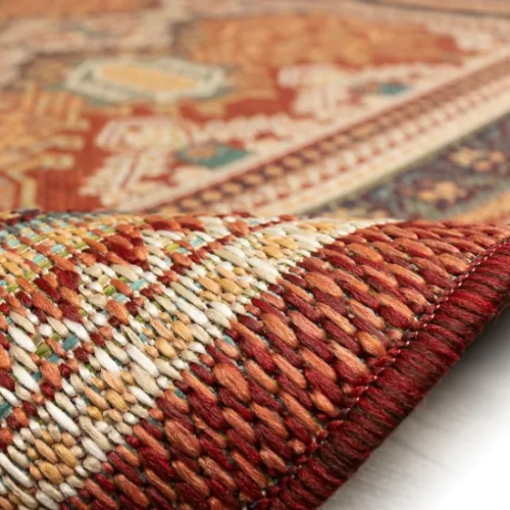 Orange Diamond Nile Indoor/Outdoor Area Rug, 4X7-Kirkland's Home Sale