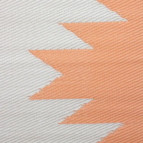 Orange Geometric Outdoor Area Rug, 4X6-Kirkland's Home Store
