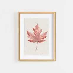 Orange Maple Leaf Framed Art Print-Kirkland's Home New