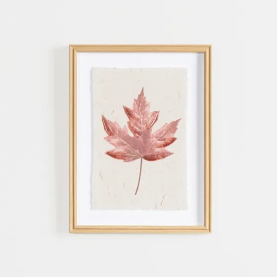 Orange Maple Leaf Framed Art Print-Kirkland's Home New