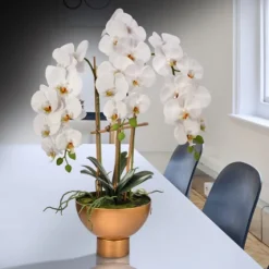 Orchid Arrangement In Gold Pot, 25 In.-Kirkland's Home Discount