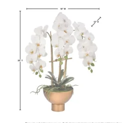 Orchid Arrangement In Gold Pot, 25 In.-Kirkland's Home Discount