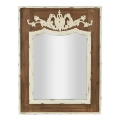 Ornate Antique White Wood Wall Mirror-Kirkland's Home Best