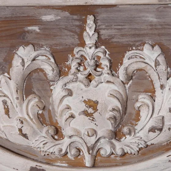 Ornate Antique White Wood Wall Mirror-Kirkland's Home Best