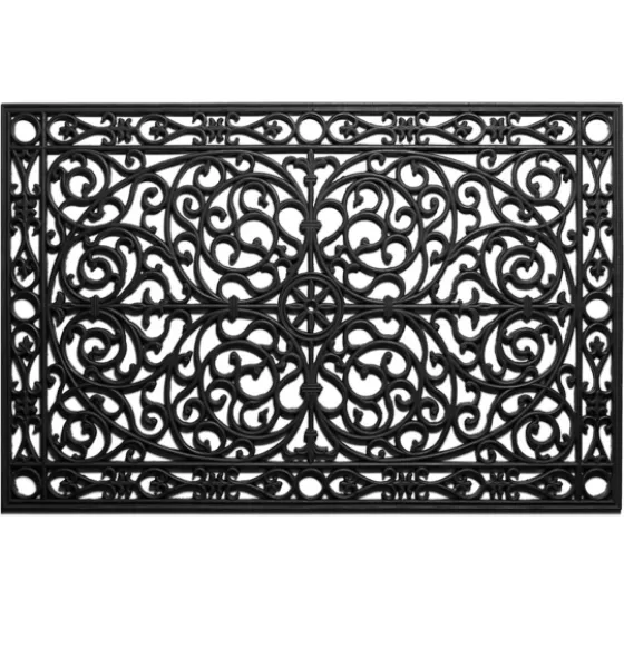 Ornate Art Deco Rubber Doormat, 36X24 In.-Kirkland's Home Best Sale