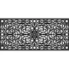 Ornate Art Deco Rubber Doormat, 48X22 In.-Kirkland's Home Online