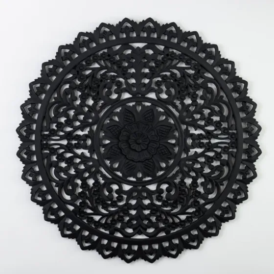 Ornate Carved Medallion Wall Plaque, 40 In.-Kirkland's Home Online
