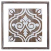 Ornate Carved Wood Tile Framed Wall Plaque-Kirkland's Home Online