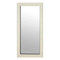 Ornate Distressed Cream Mirror, 30.75X64.75 In.-Kirkland's Home Discount