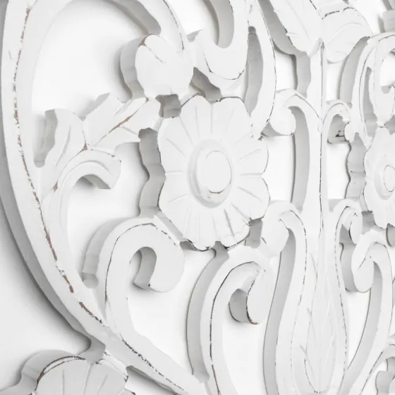Ornate Floral Wooden Arch Wall Plaque-Kirkland's Home Sale