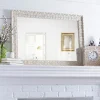 Ornate Ivory Framed Mirror, 30.5X42.5 In.-Kirkland's Home Cheap